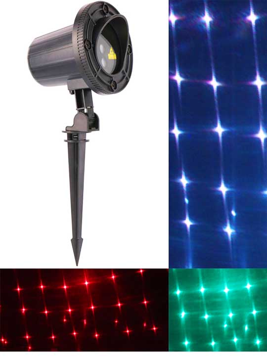 Лазерный проектор Снежинки SUPERMAX GARDEN 7